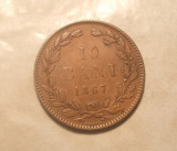 10 BANI 1867 HEATON