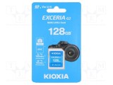 KIOXIA Card de memorie SDXC 128GB R: 100MB/s UHS I U3 V30 25&divide;85&deg;C