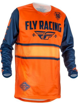 Tricou cross/enduro Fly Racing Kinetic Era, portocaliu, marime M foto