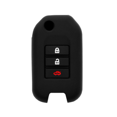 Husa pentru cheie Honda Accord, City, Civic, CR-V - Techsuit Car Key Case (1014.02) - Black foto