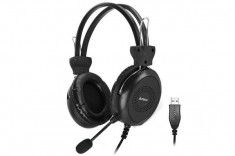 A4Tech Headphones HU-30 Stereo USB Black foto