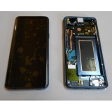 Display LCD cu Touchscreen cu Rama Blue Samsung G960 Galaxy S9 Original