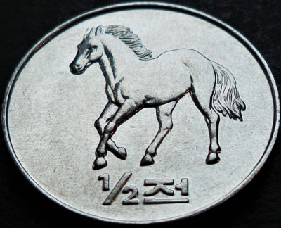 Moneda FAO 1/2 CHON - COREEA de NORD, anul 2002 * cod 5122 - UNC DIN FASIC! foto