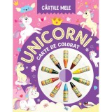 Cartile mele de colorat. Unicorni