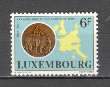 Luxemburg.1977 20 ani Tratatul de la Roma ML.143 foto