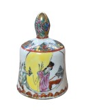 CLOPOTEL VINTAGE DIN PORTELAN CHINEZESC, DECORAT MANUAL