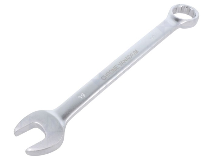 Cheie combinată 19mm satinate