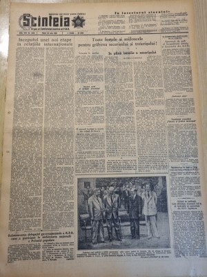 scanteia 26 iulie 1955-conferinta istorica de la geneva,barbatesti horezu, foto