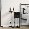 VidaXL Noptieră Stejar negru 41.5 x 26 x 60.5 cm Lemn compozit