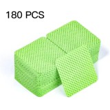 Șervețele din bumbac perforate pentru &icirc;ndepărtarea ojei - verde, 180buc