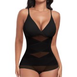 PASUDA ținută de modelare pentru femei cu controlul abdomenului, modelator puternic cu sutiene integrat, respirabil, care modelează figura, corp sexy