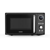 Cuptor cu microunde HMW-MD20DRBK, 20 L, CONTROL DIGITAL, 800W, 5 trepte de putere, Negru