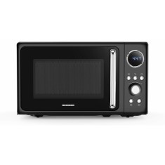Cuptor cu microunde HMW-MD20DRBK, 20 L, CONTROL DIGITAL, 800W, 5 trepte de putere, Negru