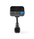 Modulator FM Nedis Bluetooth MicroSD Hands-Free Control vocal 2x USB