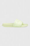 Pepe Jeans papuci SLIDER femei, culoarea verde, PLS70125