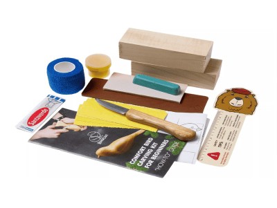 Set de sculptura pasare BeaverCraft DIY01, 6 piese foto