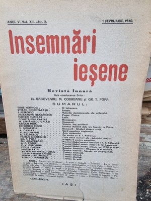Revista Insemnari Iesene nr.2/1940 foto