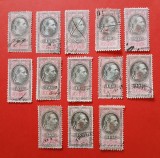 AUSTRIA-LOT 2 clasic, fiscale -stampilate