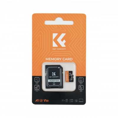 Card micro SD 64G U3/V30/A1 cu adaptor card de memorie KF42.0012 foto