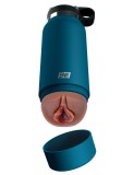 Masturbator Vagin Fuck Flask Private Pleaser Discreet Stroker, Brun