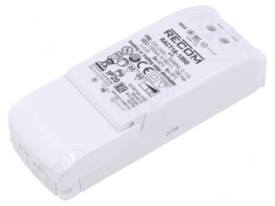 Alimentator LED 18W 9-18VDC 1050mA foto