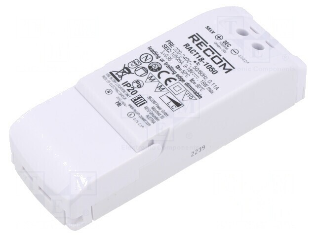 Alimentator LED 18W 9-18VDC 1050mA