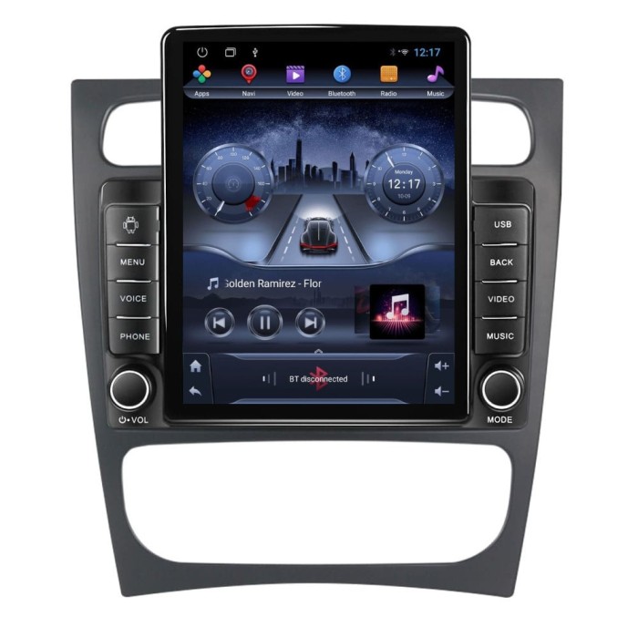 Navigatie dedicata cu Android Mercedes C-Class W203 2000 - 2004, 2GB RAM, Radio