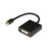 Mini DisplayPort la DVI Mama Adaptor pentru Apple MacBook-Culoare Negru