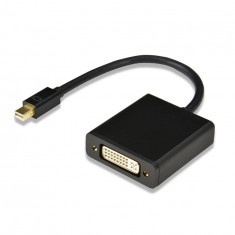 Mini DisplayPort la DVI Mama Adaptor pentru Apple MacBook-Culoare Negru