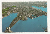 AU1 - Carte Postala-AUSTRALIA- Sydney harbour and bridge , circulata 1968, Necirculata, Fotografie