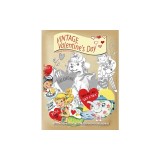 VINTAGE Valentines day coloring books for adults: LOVE coloring books for adults Vintage grayscale colring book