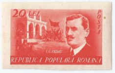 Romania, LP 52a/1949, 30 de la moartea lui I.C. Frimu, nedantelat, MNH