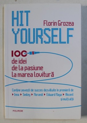 HIT YOURSELF - 100 DE IDEI DE LA PASIUNE LA MAREA LOVITURA de FLORIN GROZEA , 2013 , foto