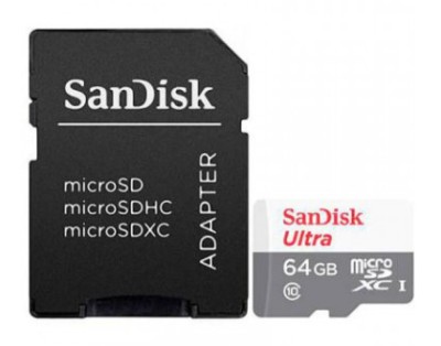 Card de Memorie MicroSDHC SanDisk , 64GB, Adaptor SD, Class foto
