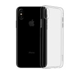 Husa Hoco Light pentru iPhone Xr + Cablu de date cadou, Transparent, Silicon