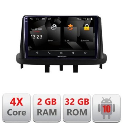 Navigatie Renault Megane 3 5230-145 Android Ecran 720P Quad Core 2+32 carplay android auto CarStore Technology foto