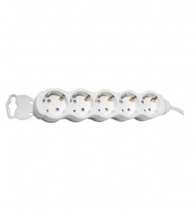 Prelungitor cu protectie pentru copii - 5 prize - 5 m lungime - cablu 3*1mm