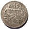 CEHOSLOVACIA 10 COROANE KOROANE 1930 ARGINT VF++XF