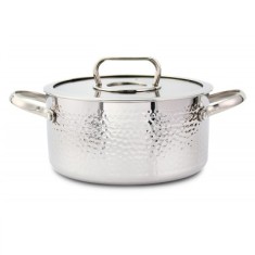 Oala otel inoxidabil capac de sticla 2.5L 20cm Zilan ZLN1313 foto