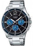 Cumpara ieftin Ceas Barbatesc Casio Collection MTP-1374D-2A, Inox, Analog, Quartz, 44mm, Rezistent la Apa