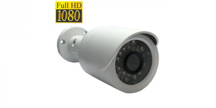 Camera de supraveghere bullet FullHD AHD HDTVI HDCVI, Senzor Sony 2.0MP, IR 20m (24 LED), Lentila 3.6mm