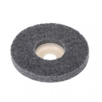 Disc slefuit - polizat gri frontal ,diametrul 125 mm foto