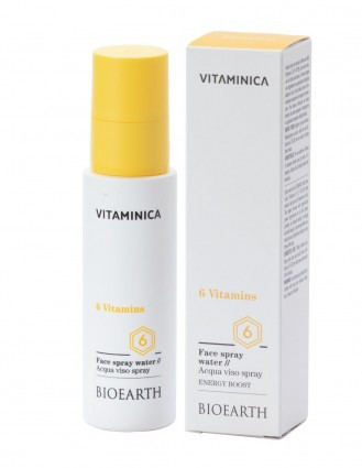 Apa de fata spray cu 6 vitamine si acid hialuronic, 100ml , Vitaminica Bioearth
