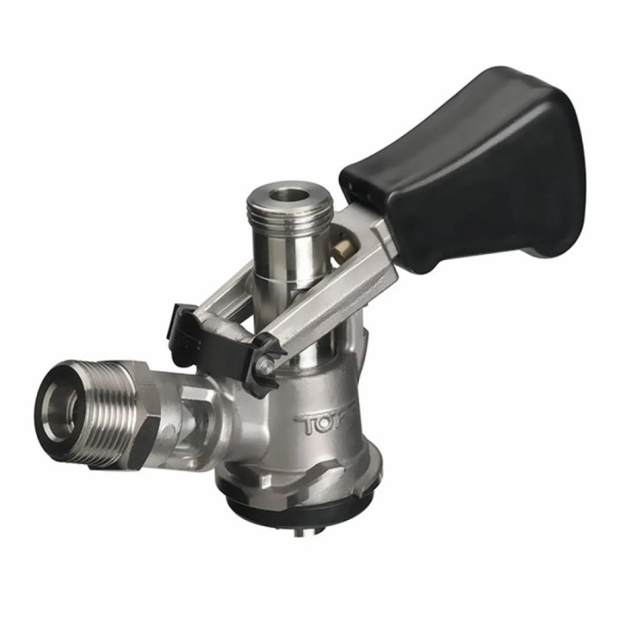 Zapfkopf, Keg Verschluss, Keg Anschluss - K&ouml;pi-Fitting, oberer Ausgang (Kelleranstich)