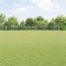 Gard hexagonal cu 22 st&acirc;lpi U argintiu 1x25 m din oțel
