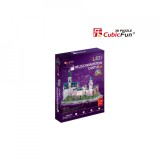 Cumpara ieftin PUZZLE 3D LED CASTELUL NEUSCHWANSTEIN 128 PIESE, CubicFun