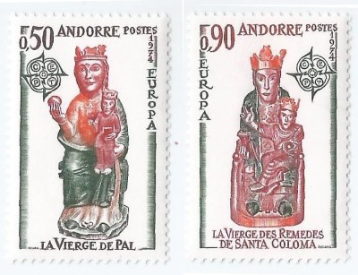 |Andorra, posta franceza, Europa CEPT, 1974, MNH foto