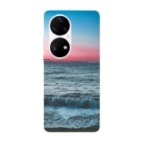 Husa compatibila cu Huawei Nova Y70 model Pink sky, Silicon, TPU, Viceversa, Transparent, Carcasa