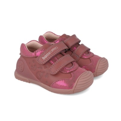 Adidasi primii pasi pentru copii biomecanics 251101-b, roz (marime: 21 (12,8-13,4 cm)) foto