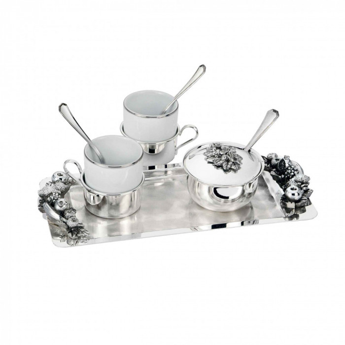 Set Argintat Cafea Espresso Sera Fruit COD: 604